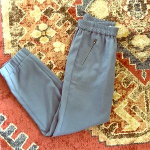 Dusty blue dressy joggers - Size Small